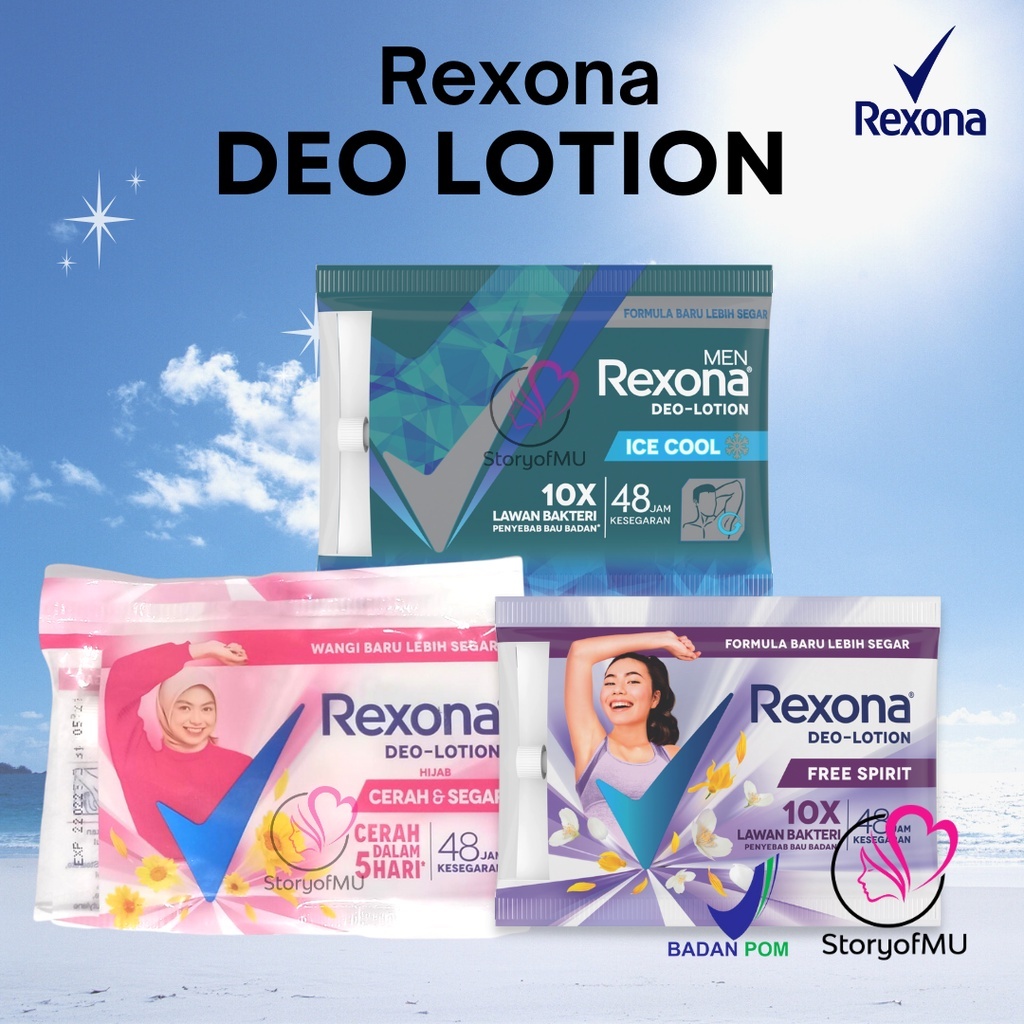 Deodorant Rexona Sachet - Rexona Deodorant Lotion Sachet Series