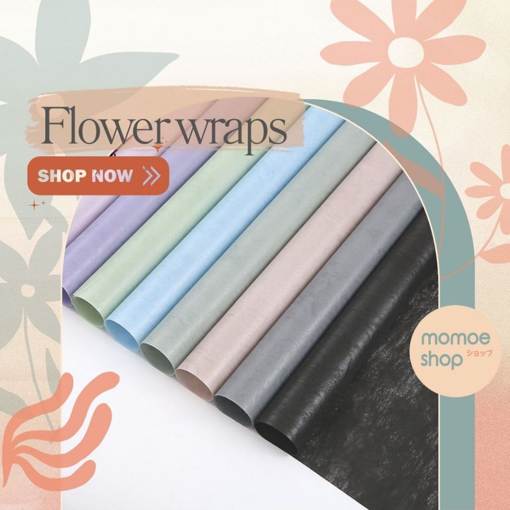 

Flower wrap kertas tissue tisu bunga kertas bouqet buket hampers kado kerajinan gift wrapping hadiah hantaran