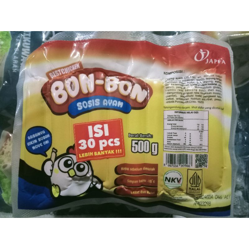 

sosis Bon2 500g dan 1kg