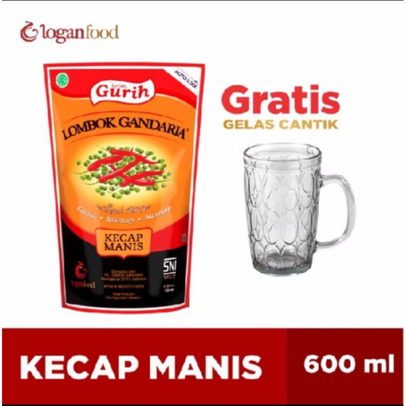 

Kecap Lombok Gandaria orange + gelas