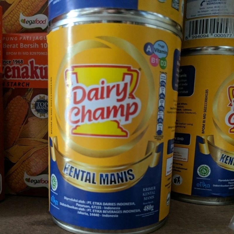 

susu dairy champ 480gr kaleng SKM dairy susu kental manis