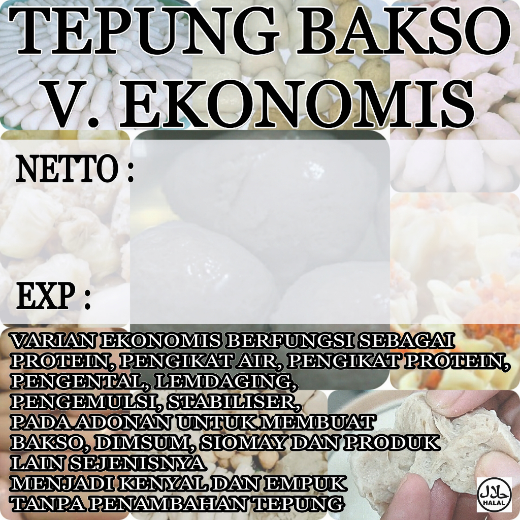 

Tepung Pengenyal Bakso Karagenan 1Kg Var Eco