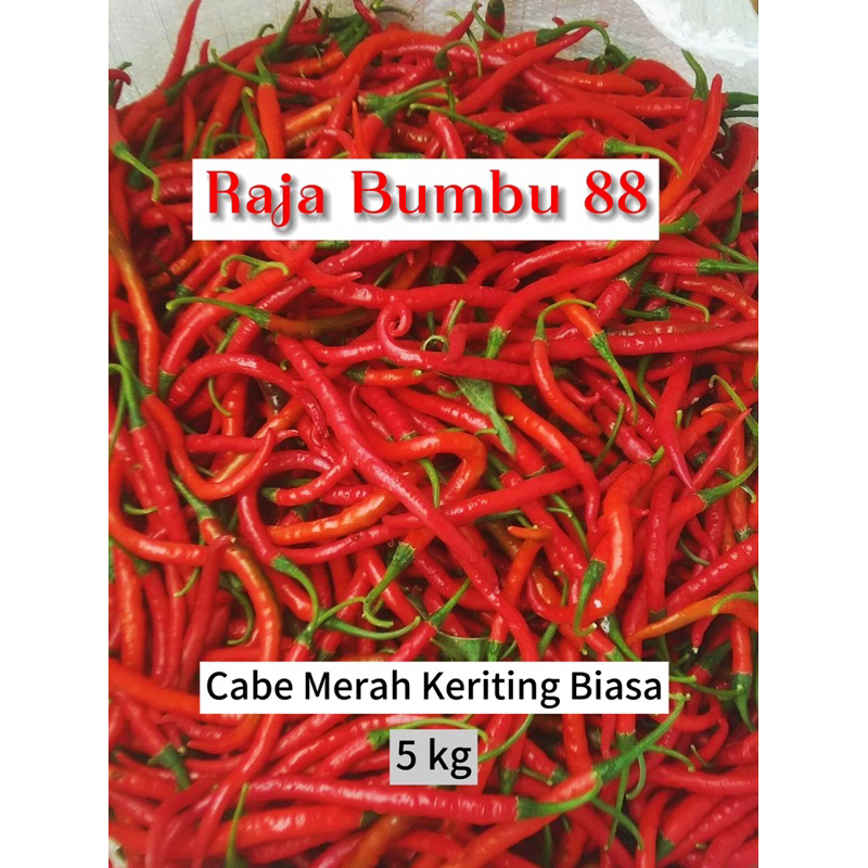 

Cabe Merah Keriting BIASA 5kg , RB88