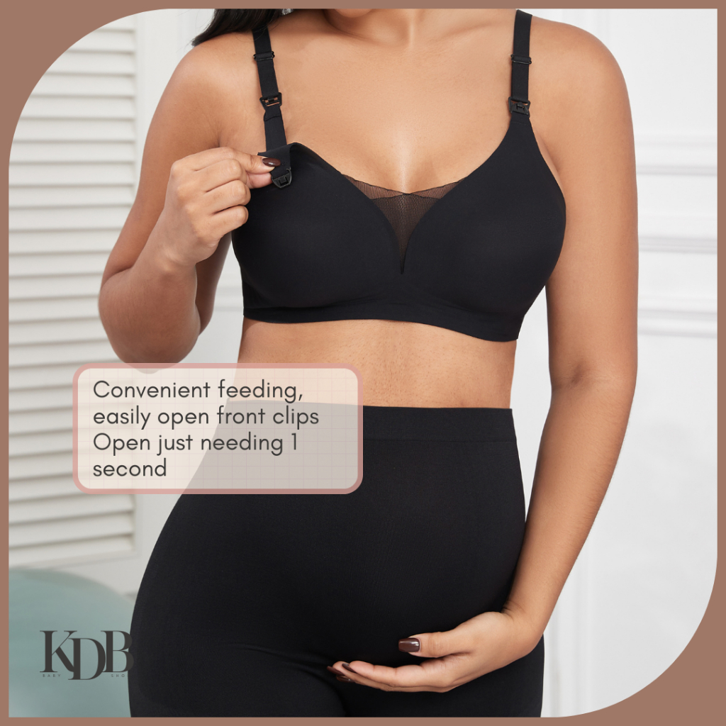 DYA369 Kinmade Jelly Stripe Nursing Bra Bra Menyusui