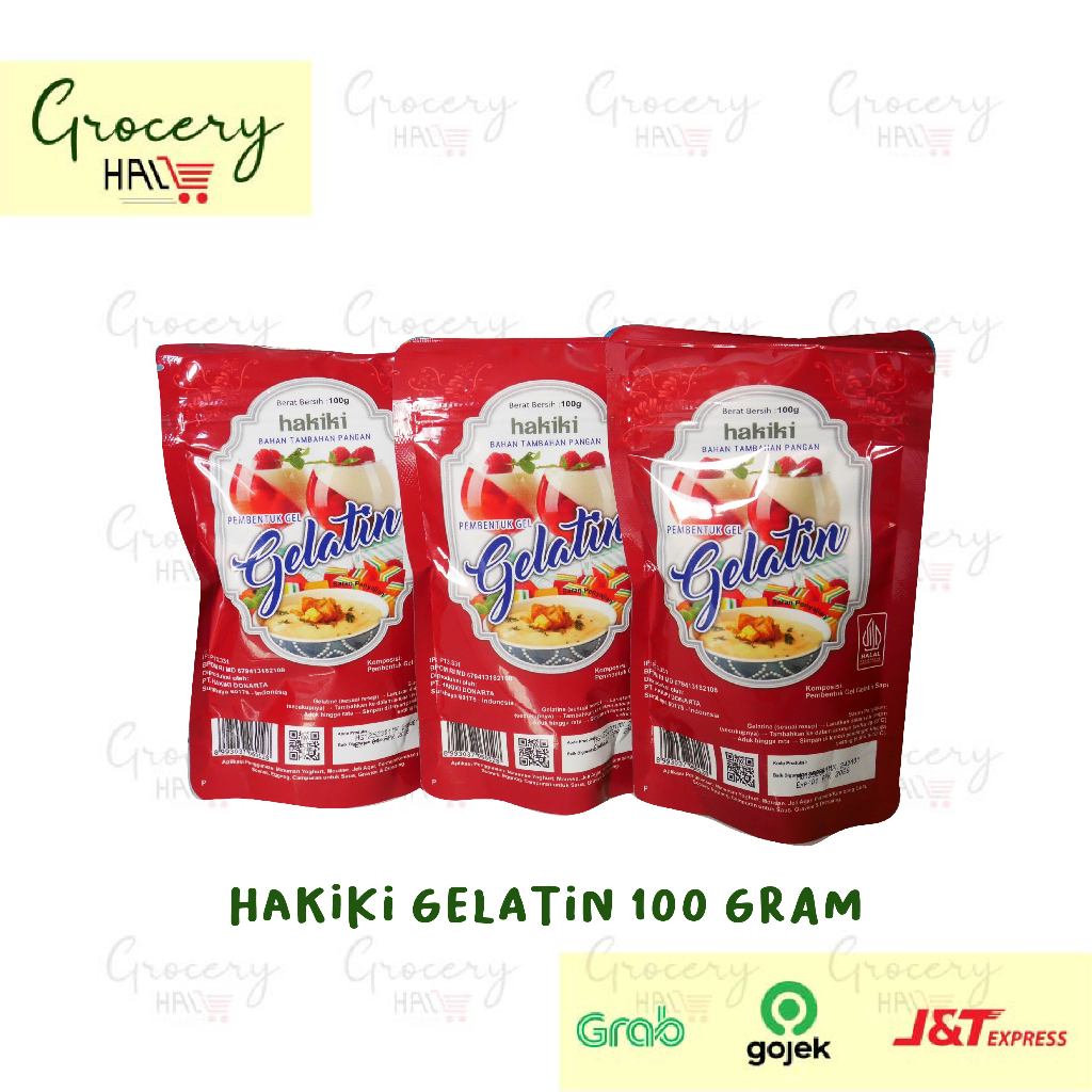 

HAKIKI GELATINE BUBUK 100 GRAM ( GELATIN HALAL )