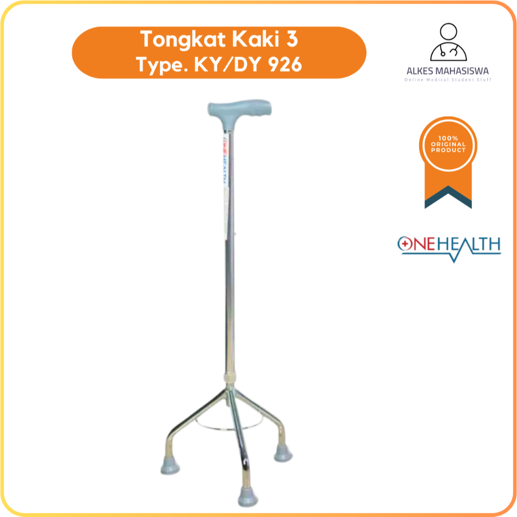 Tongkat Kaki 3 Alat Bantu Jalan Type KY/DY 926 CANE ONEHEALTH
