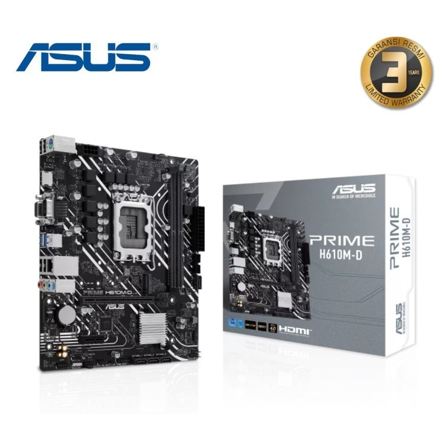 ASUS PRIME H610M-D DDR5 (Intel LGA 1700, H610)