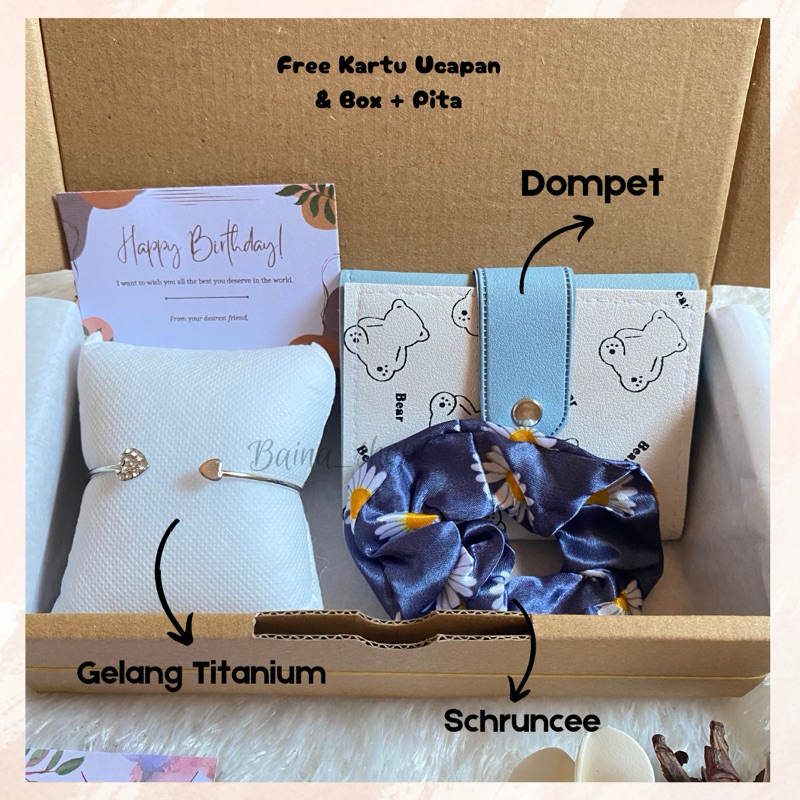 HAMPERS DOMPET HAMPERS CEWEK | GIFTBOX DOMPET | KADO ULTAH CEWEK | HADIAH UNTUK WANITA HADIAH ANNIVE