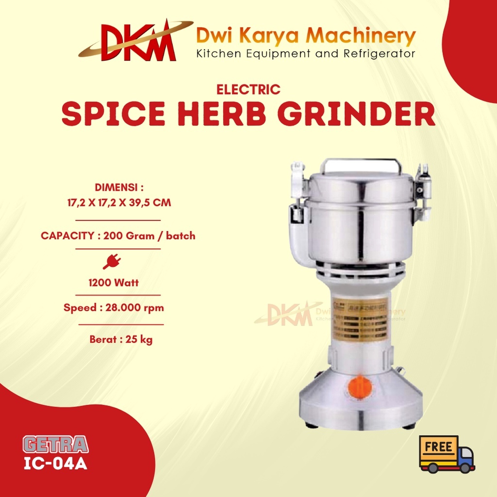 Spice Herb Grinder Getra IC-04A