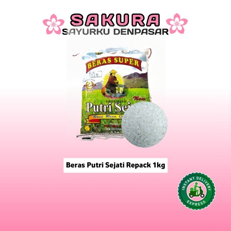 

Beras Super Putri Sejati Repack 1kg - SAKURA