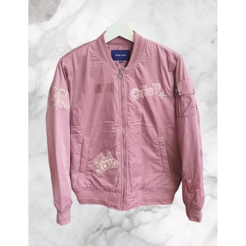 Jacket Bomber Frank Stone Pink