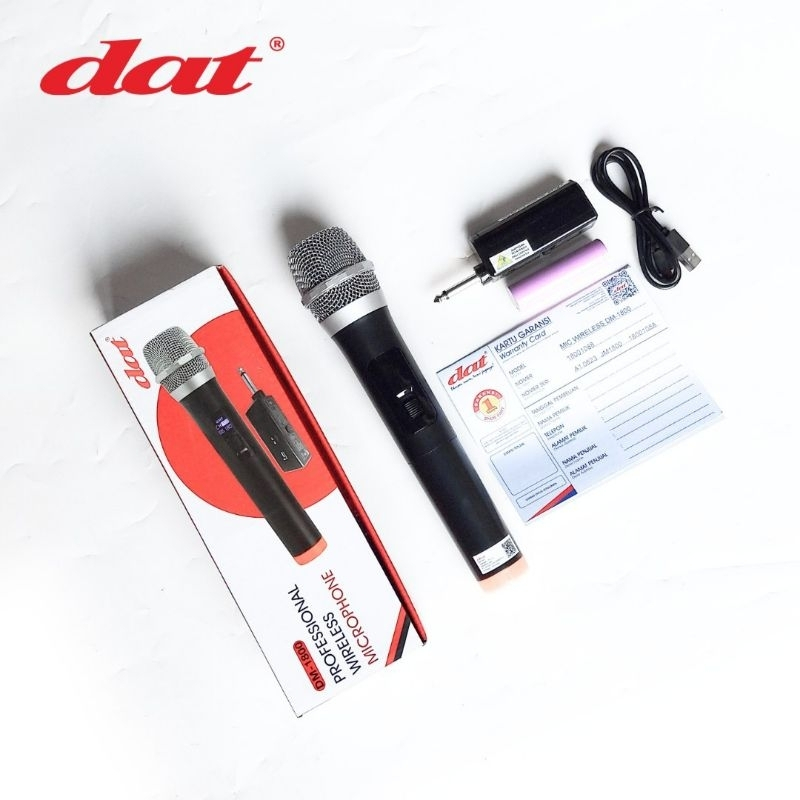 Profesional Microphone Wireless DAT MIC 1300 Mic Single Original Dat