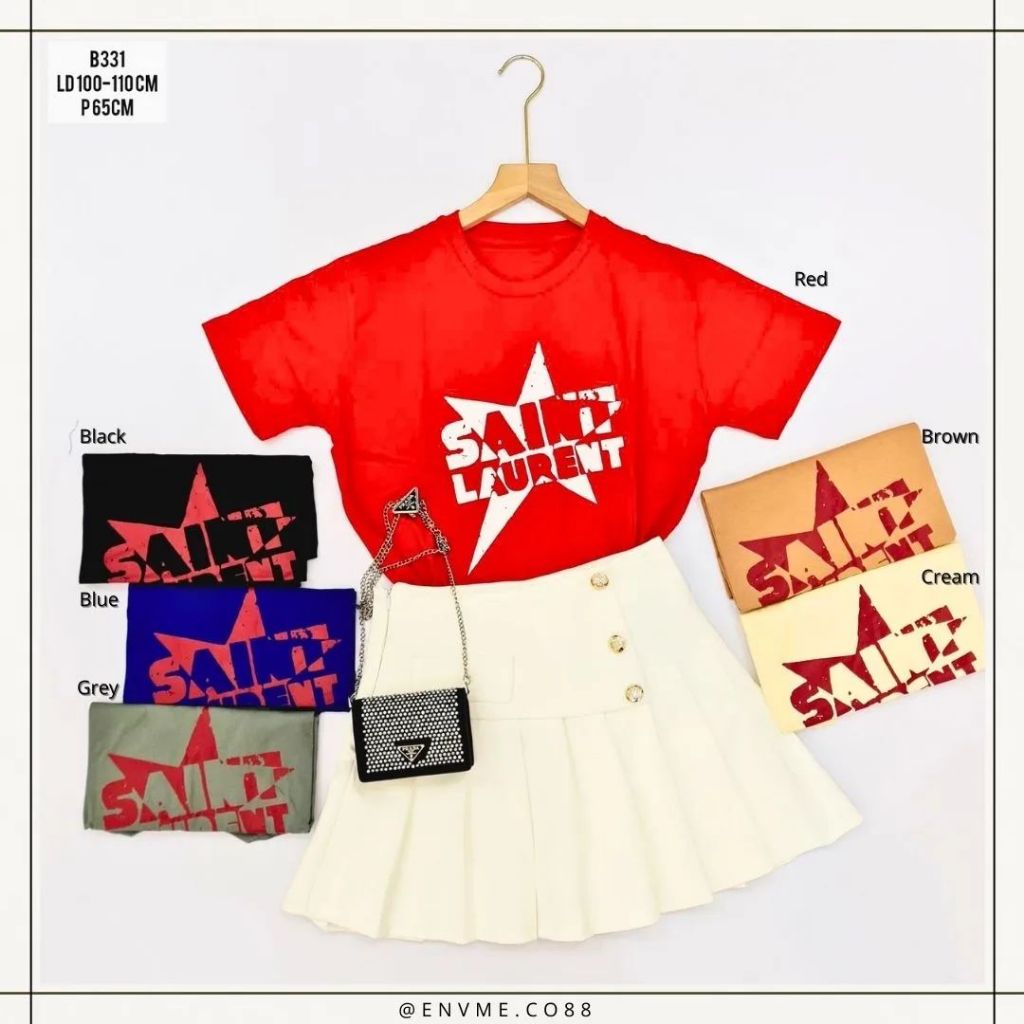 T-SHIRT SAINT LAURENT STAR