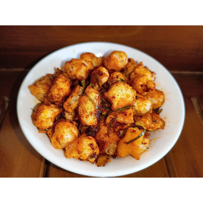 

Siomay Kering Pedas