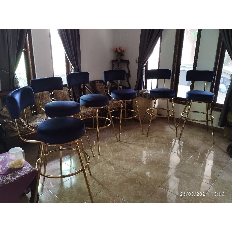 Kursi Bar Stainleess Kursi cafe stainless Kursi Bar Besi