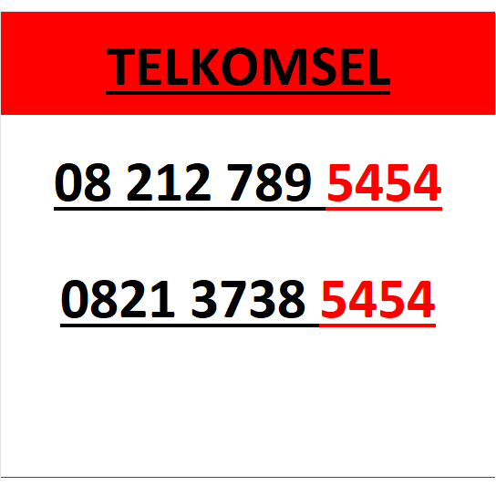 nomor cantik telkomsel simpati seri abab 5454 murah lengkap wn84 550
