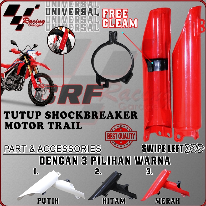 Jangan Ketinggalan order TUTUP SHOCK DEPAN USD CRF 15 25 VER HONDA SUPERMOTO SUPER MOTO MOTOR CROSS 