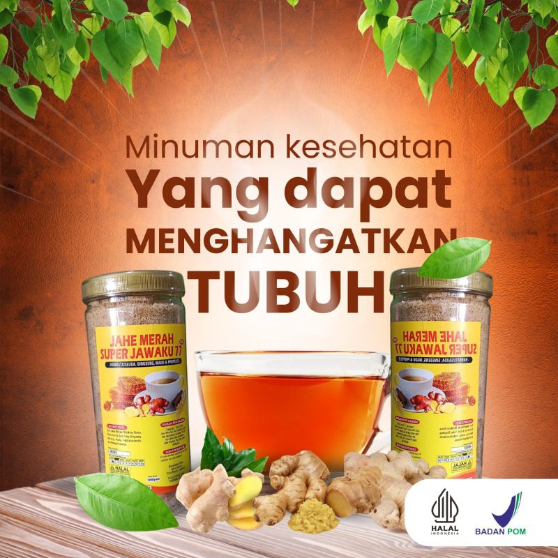 

Minuman Sehat Jahe Merah Super Plus Meningkatkan Sistem Kekebalan Tubuh