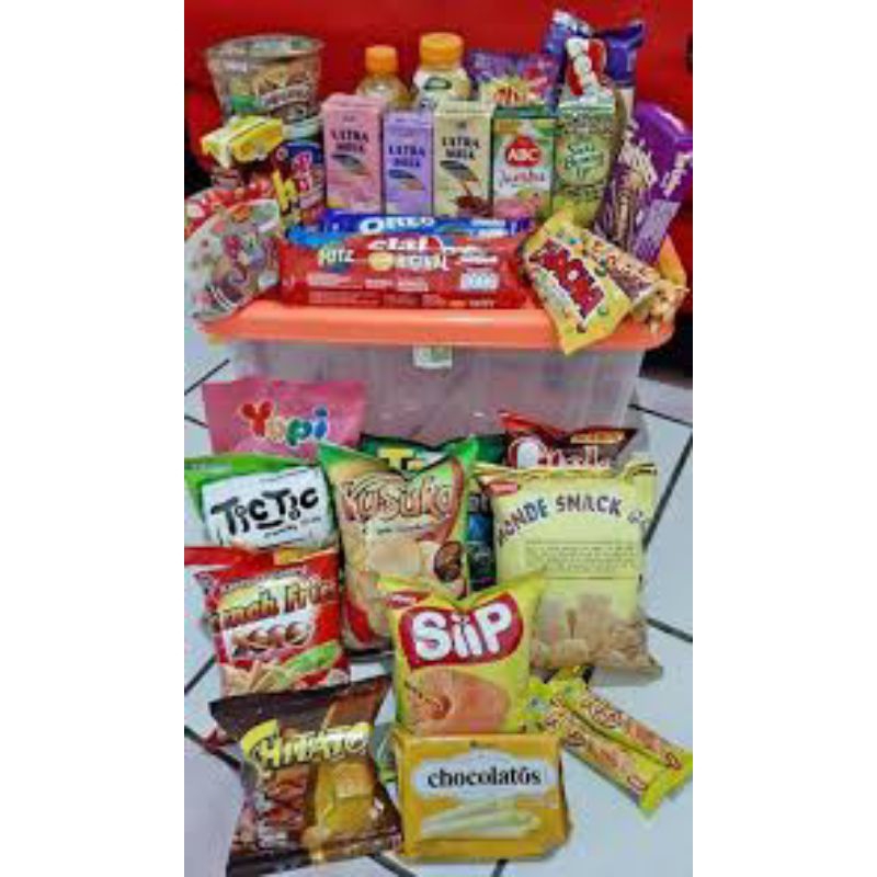 

paket Snack box random atau mix