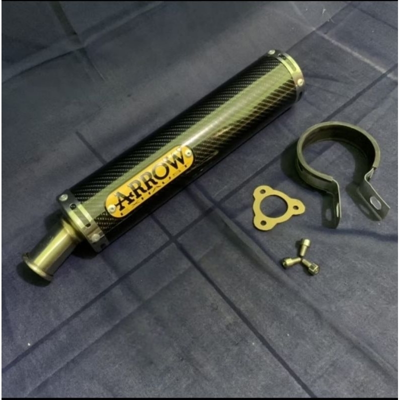 Silincer Arrow Karbon Panjang 27cm Kawasaki Ninja R RR S PNP all 2tak