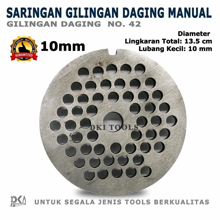 Saringan Gilingan Daging Manual No 42 Meat Mincer Plate 10mm