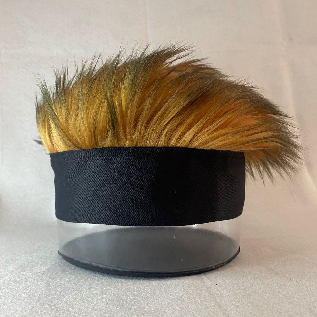topi rambut pria topi wig bulu korea premium