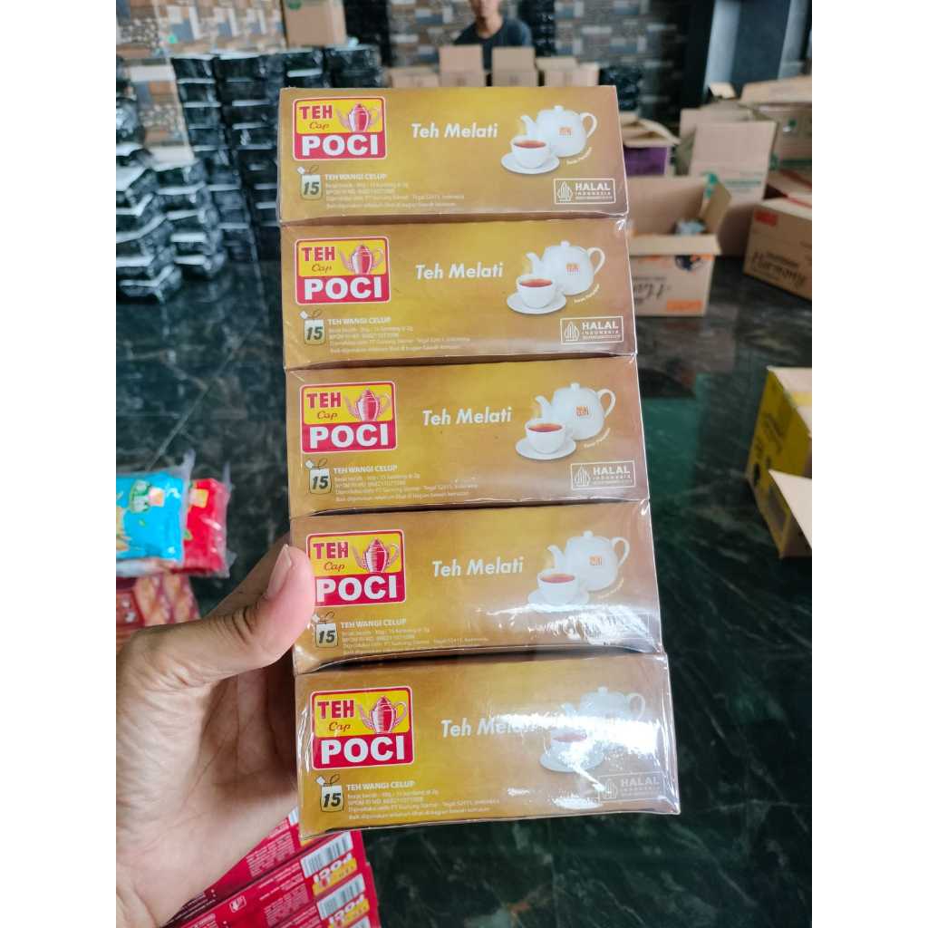 

Teh Poci Celup Aroma Melati 5 Kotak (1 Kotak isi 15 teh celup)