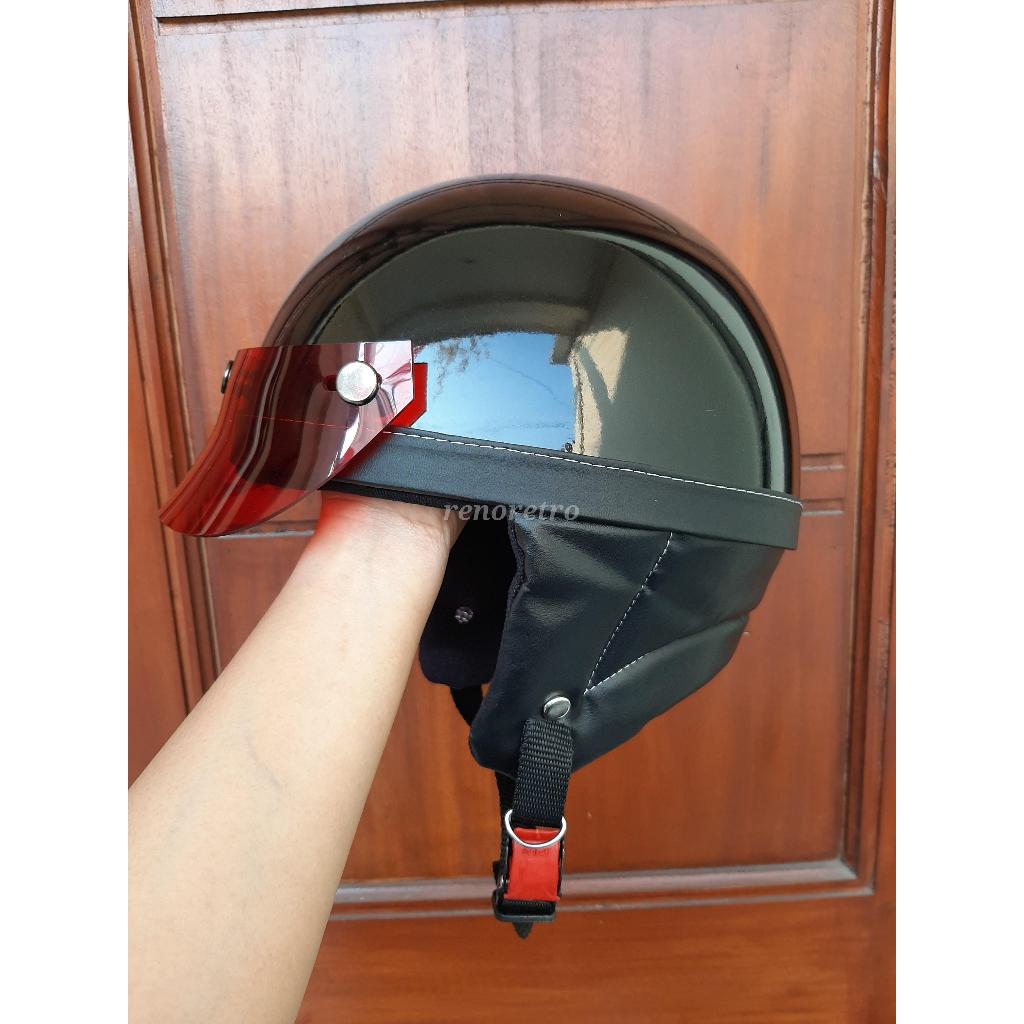 PROMO Helm Chip Hitam Polos Custom-Helm Chip Vintage Reno24