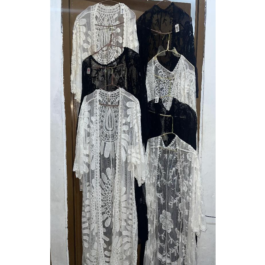 Outer Tile Bordir Motif Teratai