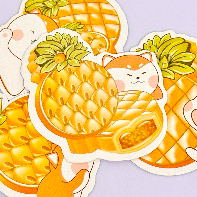 

Joyful 4pcs Hangtag Mooncake Mid Autumn Festival / Hang Tag Kue Bulan Premium 2024