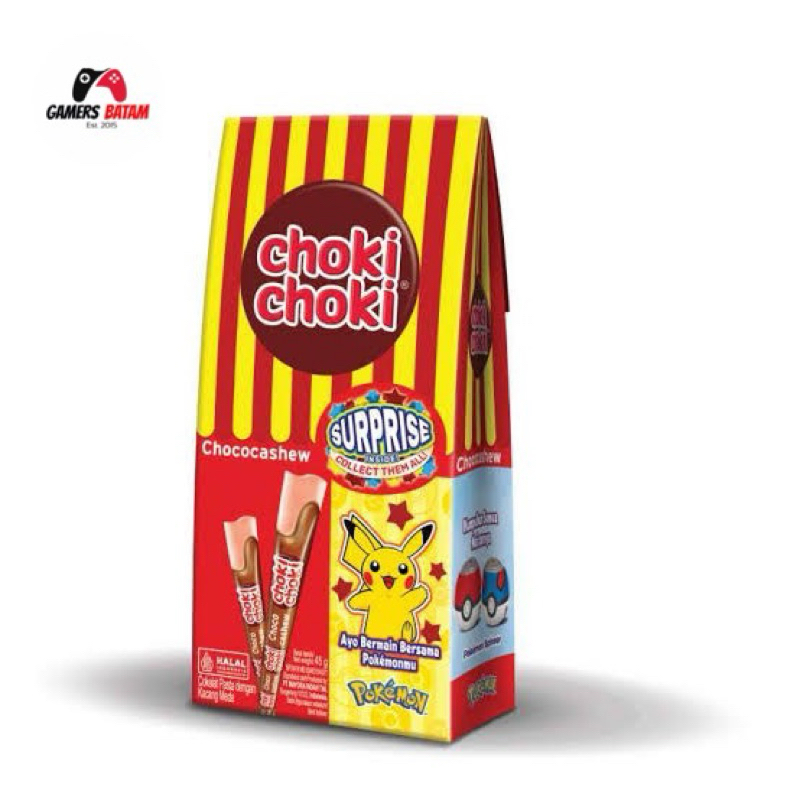 

Choki Choki Chocolate Surprise Pokemon Edition 5X10g