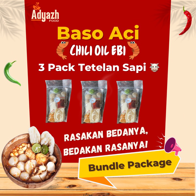 

[HOME MADE], PREMIUM BASO ACI CHILI OIL EBI ISI TETELAN SAPI, BASO ACI INSTANT