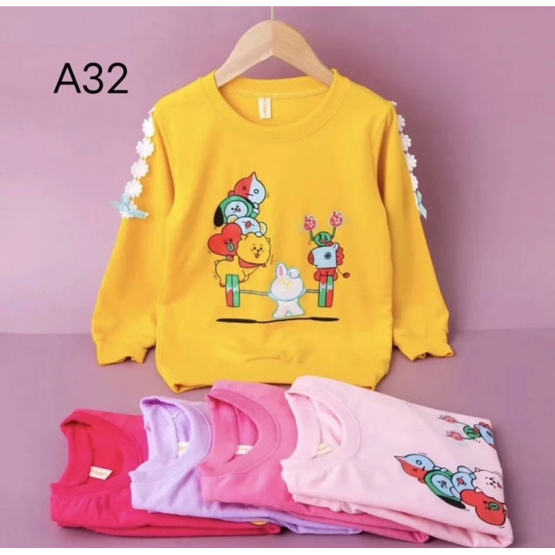 Sweater Anak Perempuan IMPORT Usia 2 - 11 Tahun