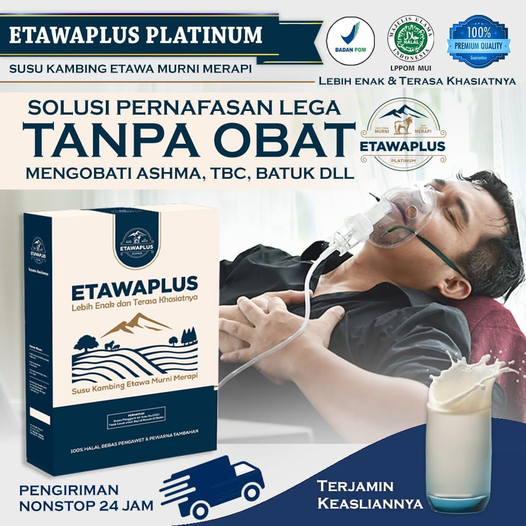 

Etawaplus Platinum 1 Box Susu Etawa Bubuk Dengan Kolostrum Atasi Sesak Nafas dan Ashma