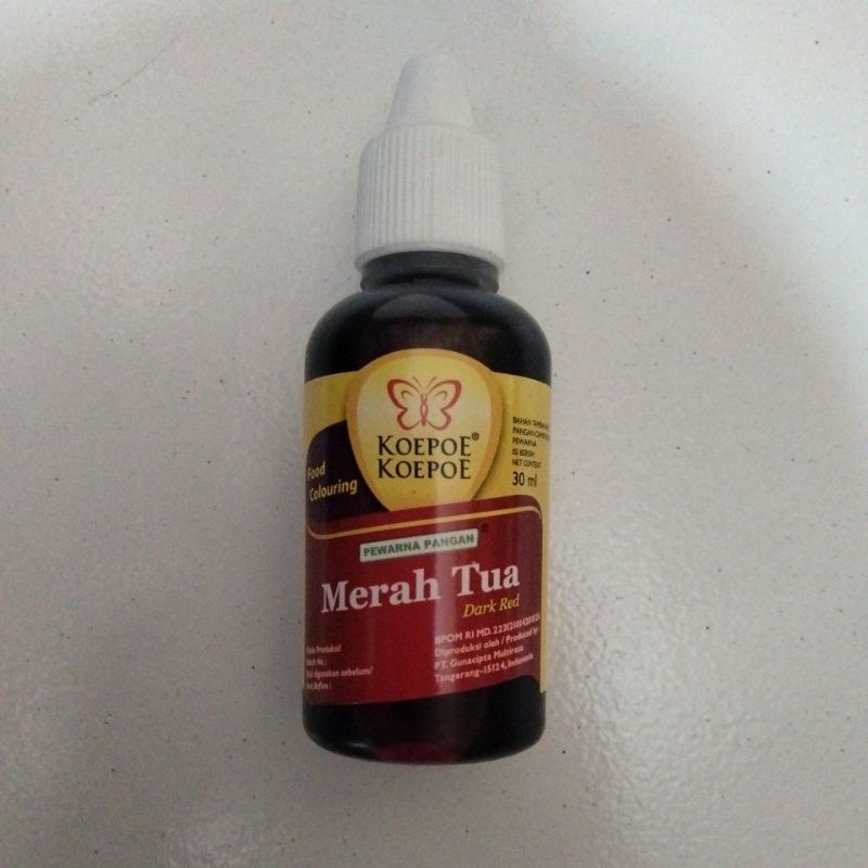 

Koepoe-koepoe pewarna makanan