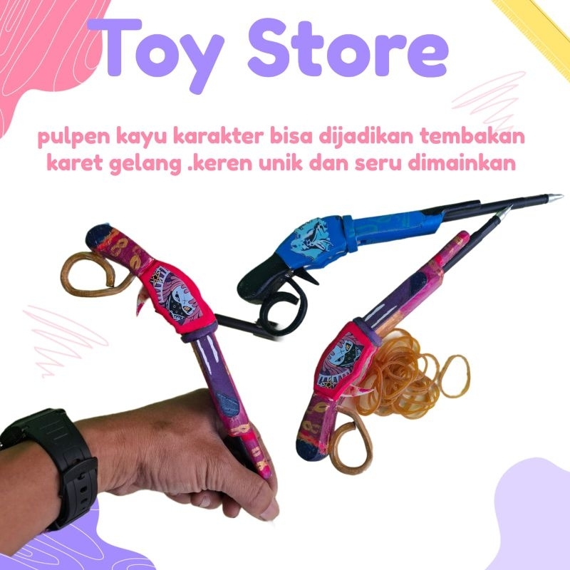 

pena unik karakter sg kayu pulpen sg kayu