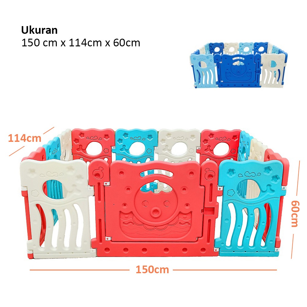 Pagar Playground Anak PAGAR PENGAMAN MAINAN ANAK BAYI Playpen Balita Playfence Anak