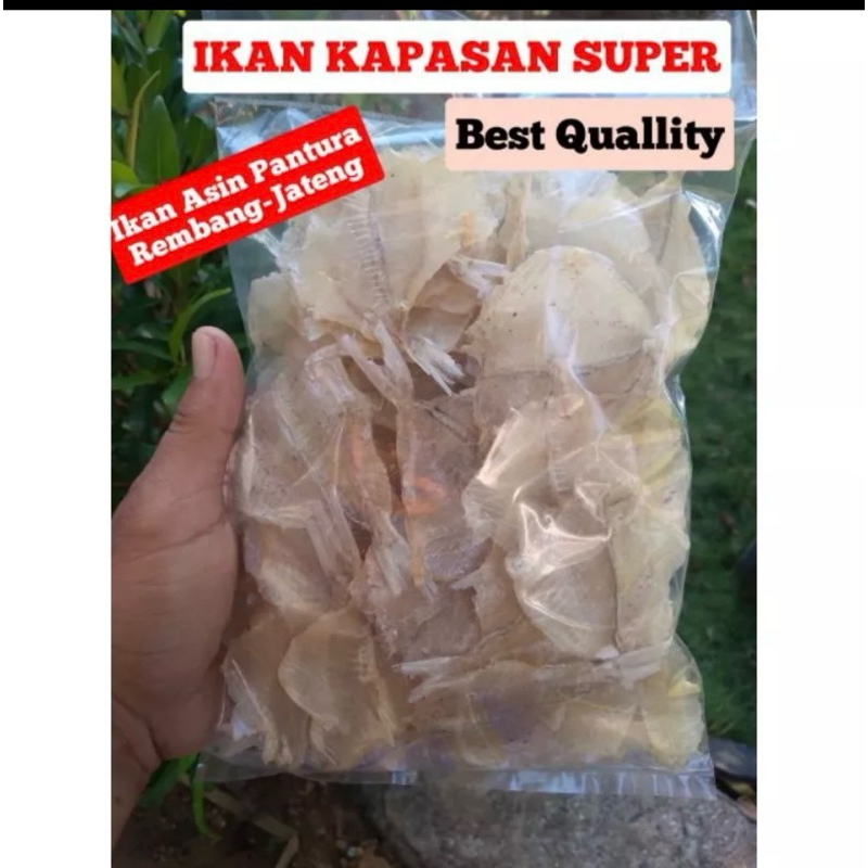 

ikan kapasan kering tanpa tulang 250 gr