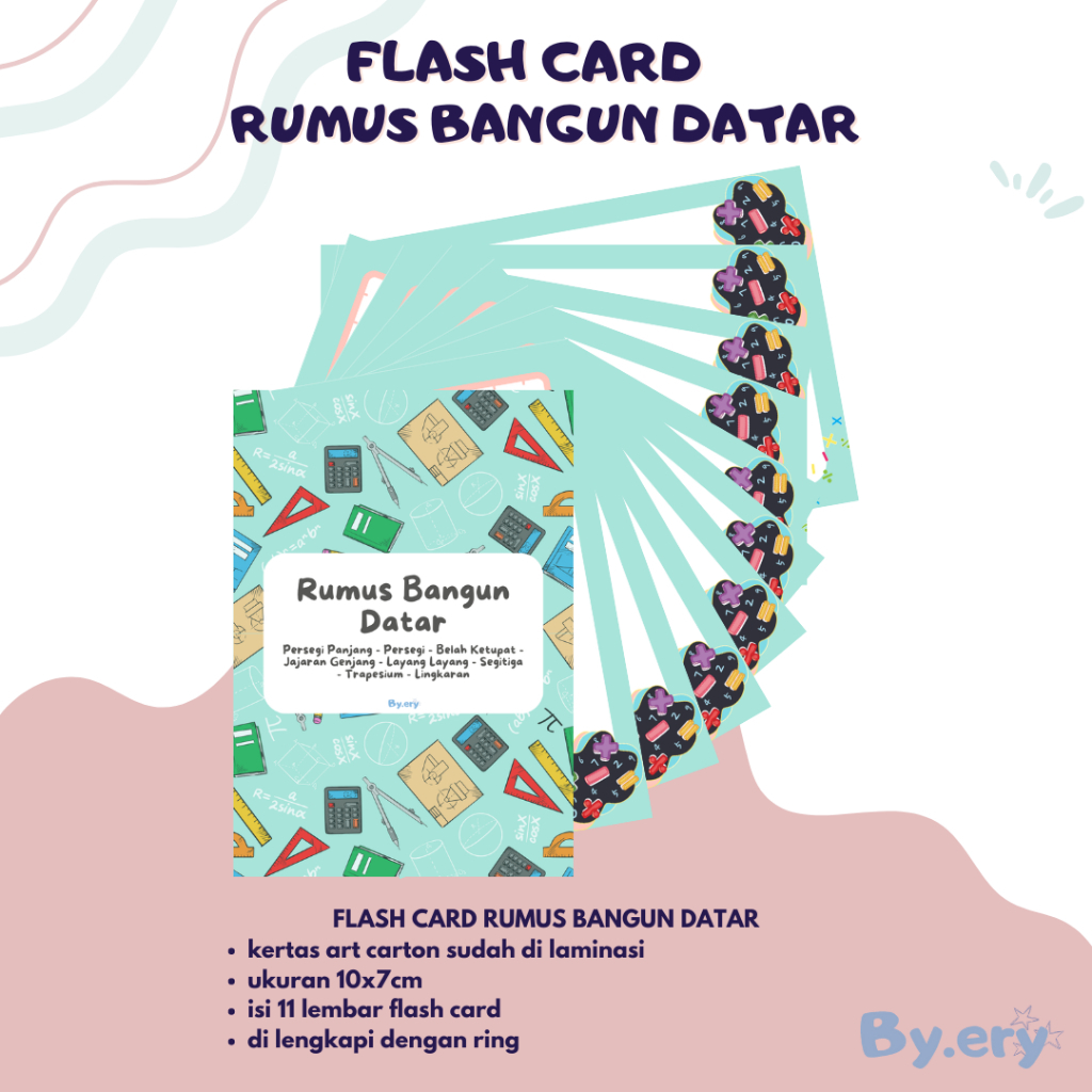 FLASHCARD RUMUS BANGUN DATAR