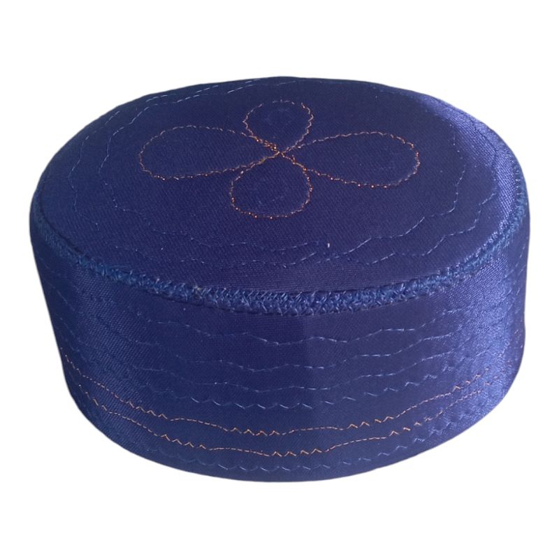 KOPIYAH PECI SEPON WARNA BIRU DONGKER SERAGAM ANAK PAUD/TK