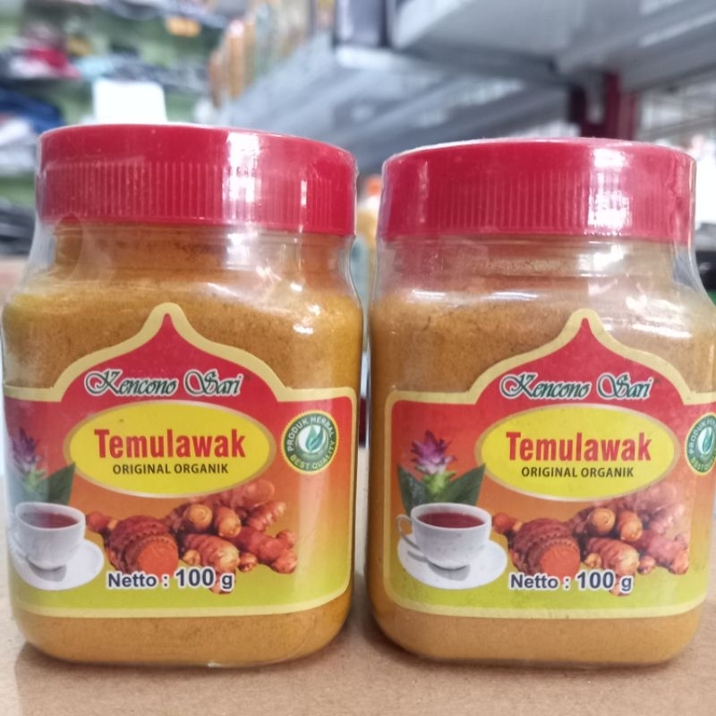 

TEMULAWAK Serbuk Kencono Sari Original Organik 100 gr