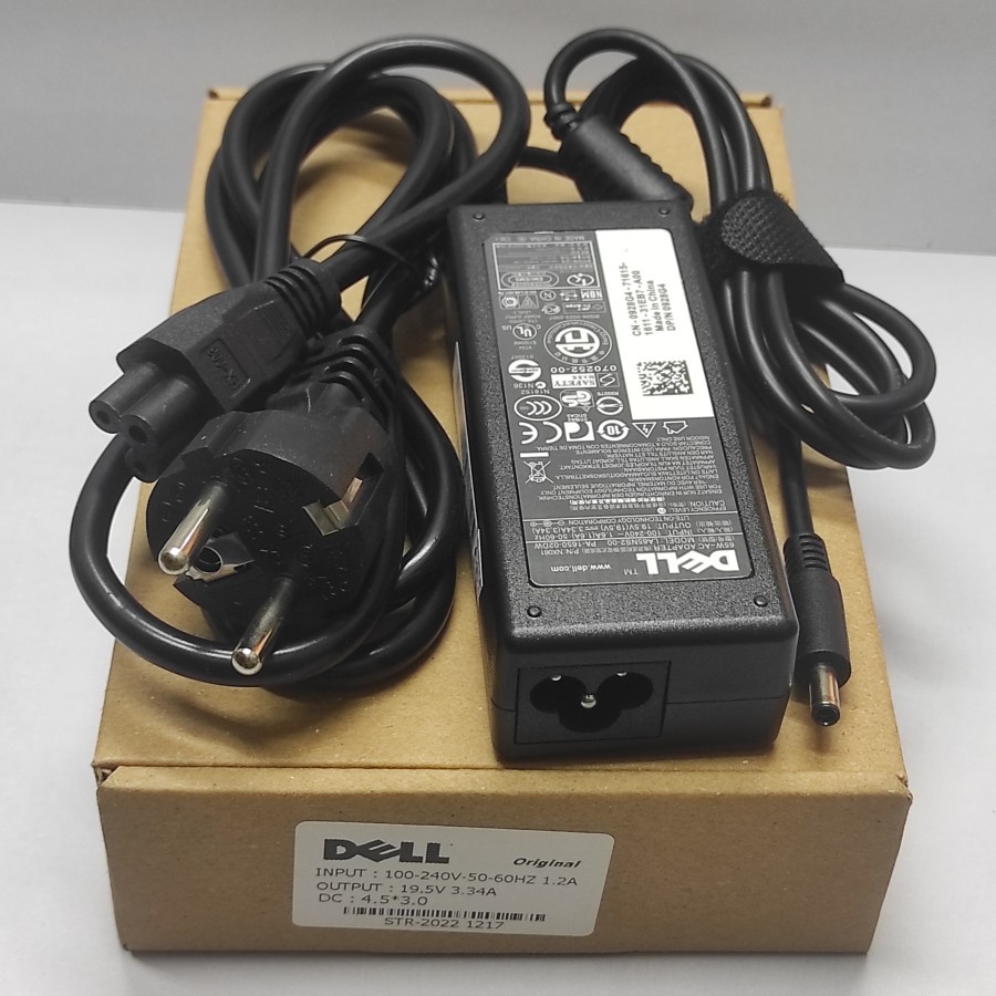 Adaptor Laptop Dell /  Charger Dell Inspiron 19.5V 2.31A 45W 4.5*3.0+Kabel Power-1