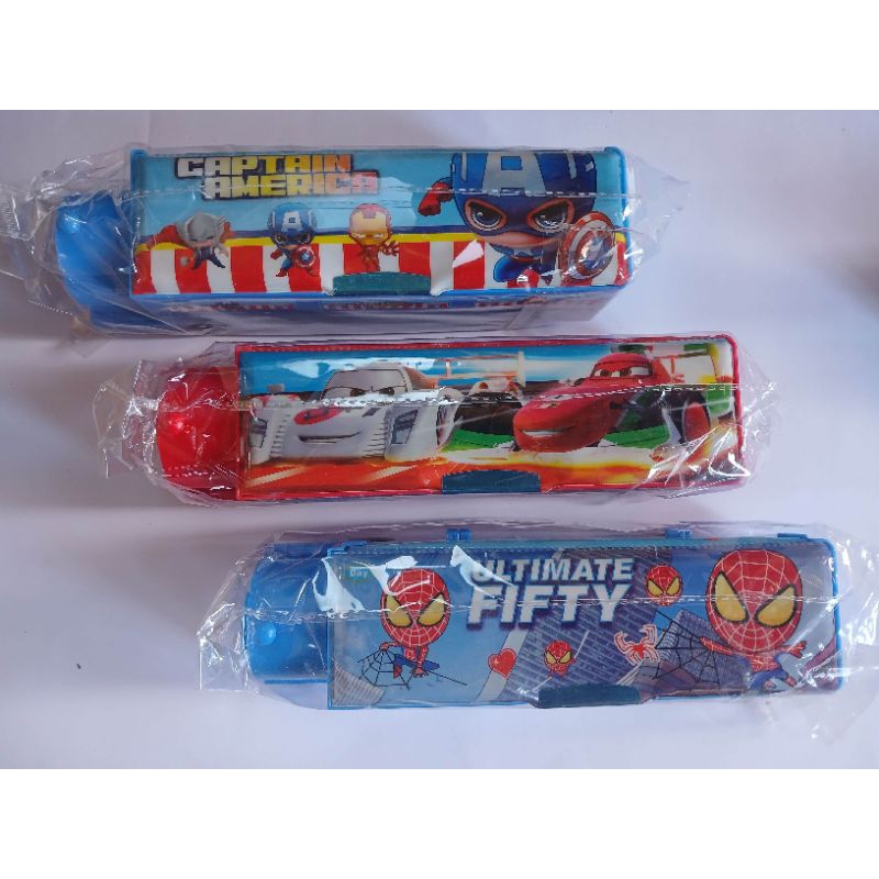 

Kotak Pensil Plastik + Magnet Kereta 2 Susun / Kotak Pensil Bus 2 Susun