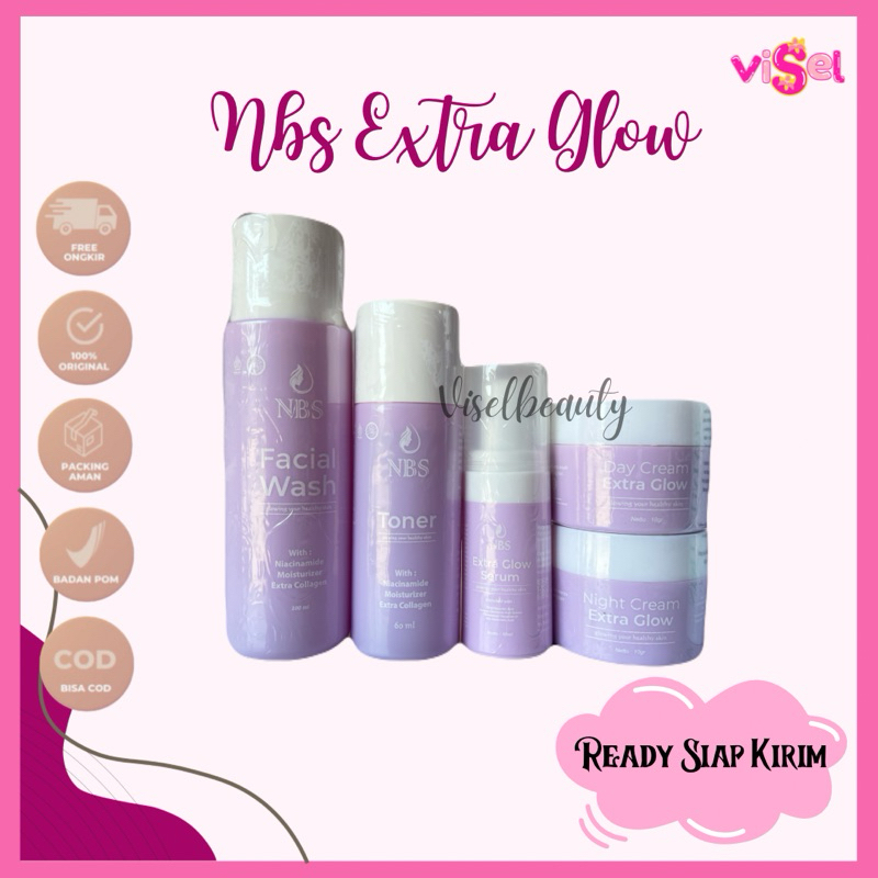 NBS EXTRA GLOW NBS SKINCARE ORIGINAL PEMUTIH WAJAH GLOWING WAJAH