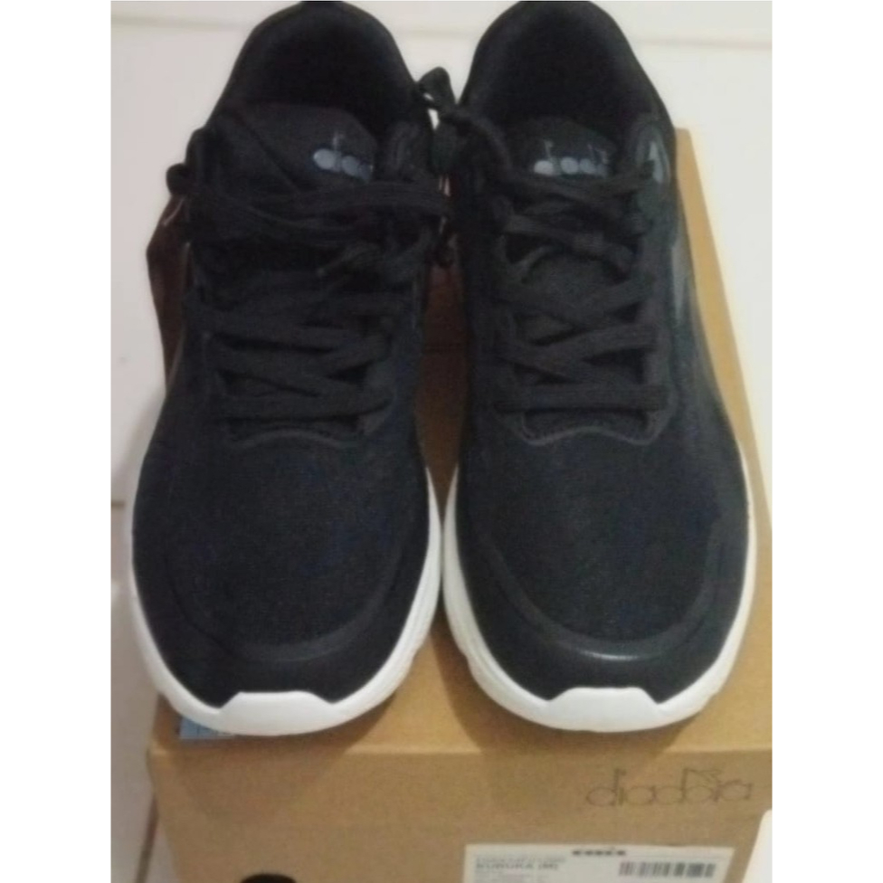 Sepatu Original Diadora Kurukan Men's Hitam Running Shoes-Hitam