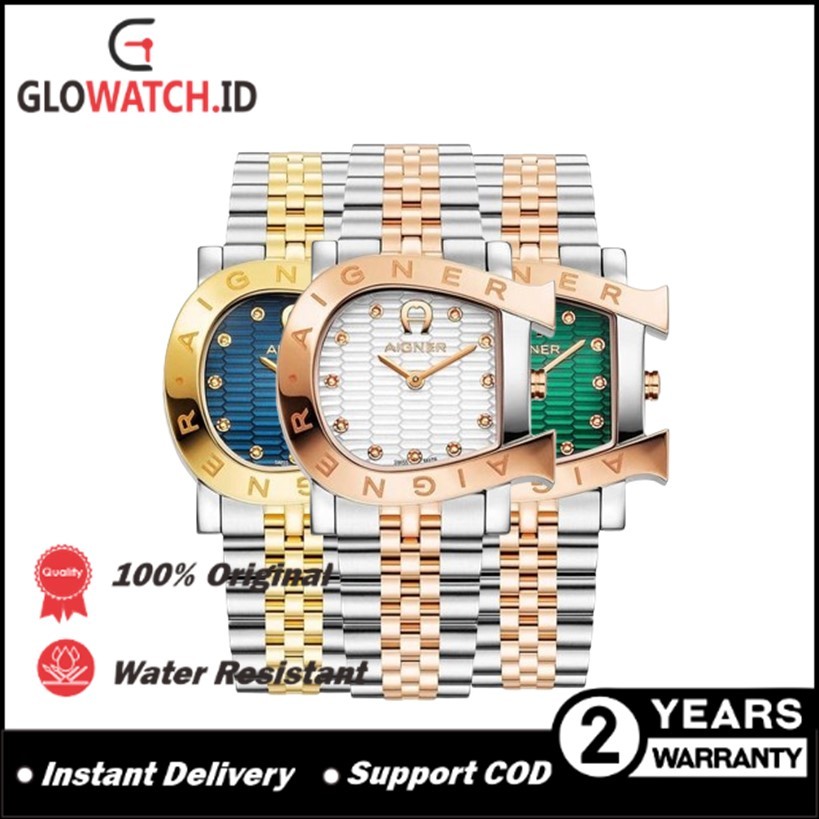 [Promo] Jam Tangan Wanita Aigner AGW.249003 & AGW.249004 & AGW.249002 Massa Due Stainless Steel Stra