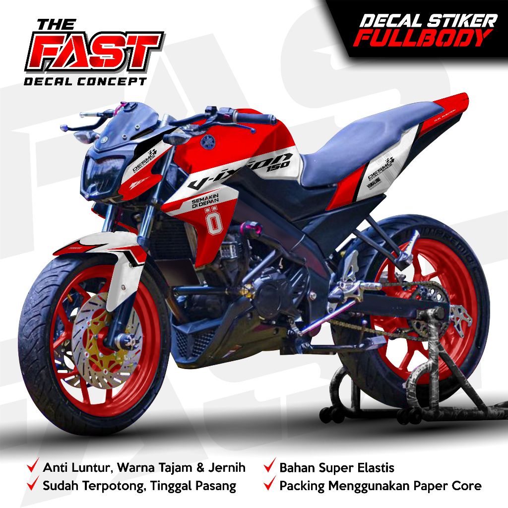 Decal Striping Vixion NVL New FullBody Ohlins Decal Vixion NVL Full Body Stiker Vixion NVL Full Body