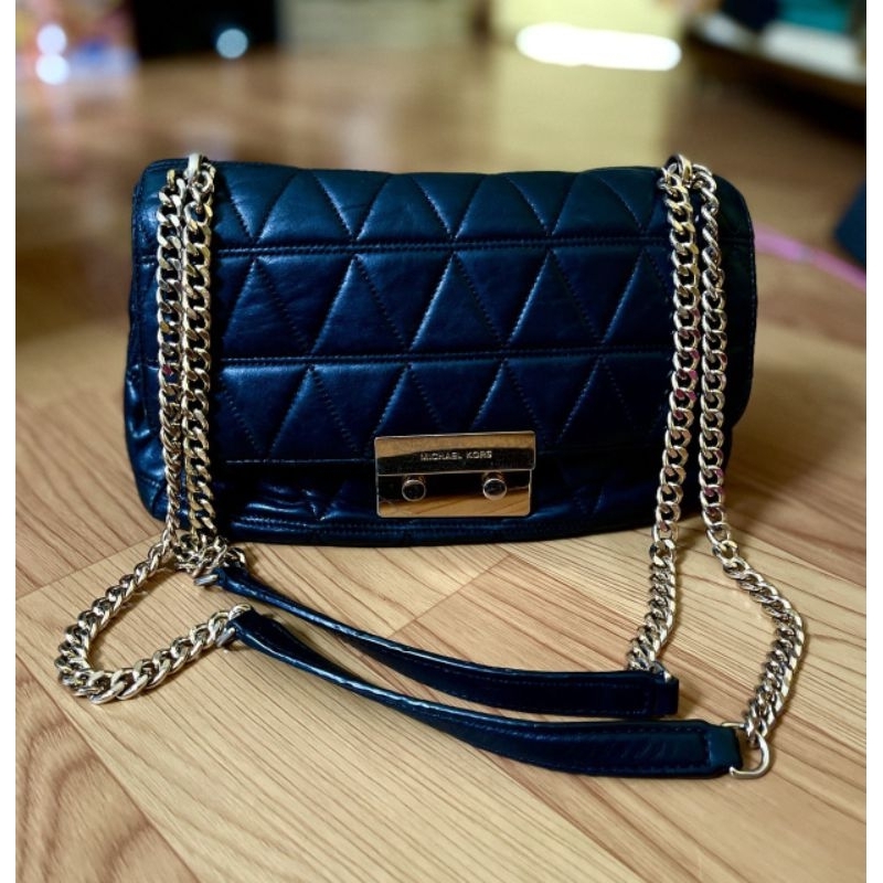 Tas MK Michael Kors SLOAN prelove warna hitam