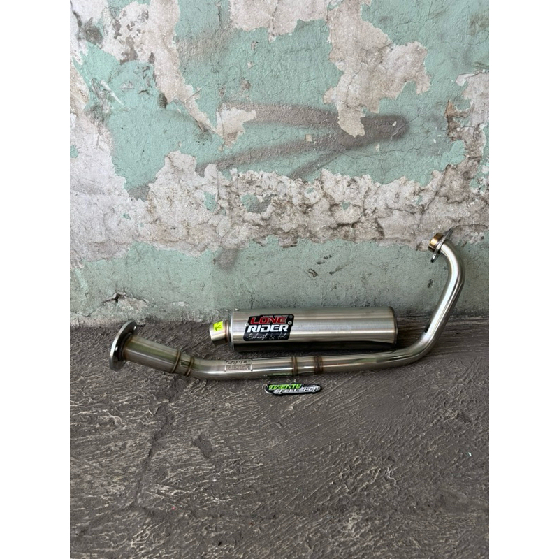 KNALPOT LONERIDER STD BASS LUBANG 3 SUZUKI SATRIA FU KARBU
