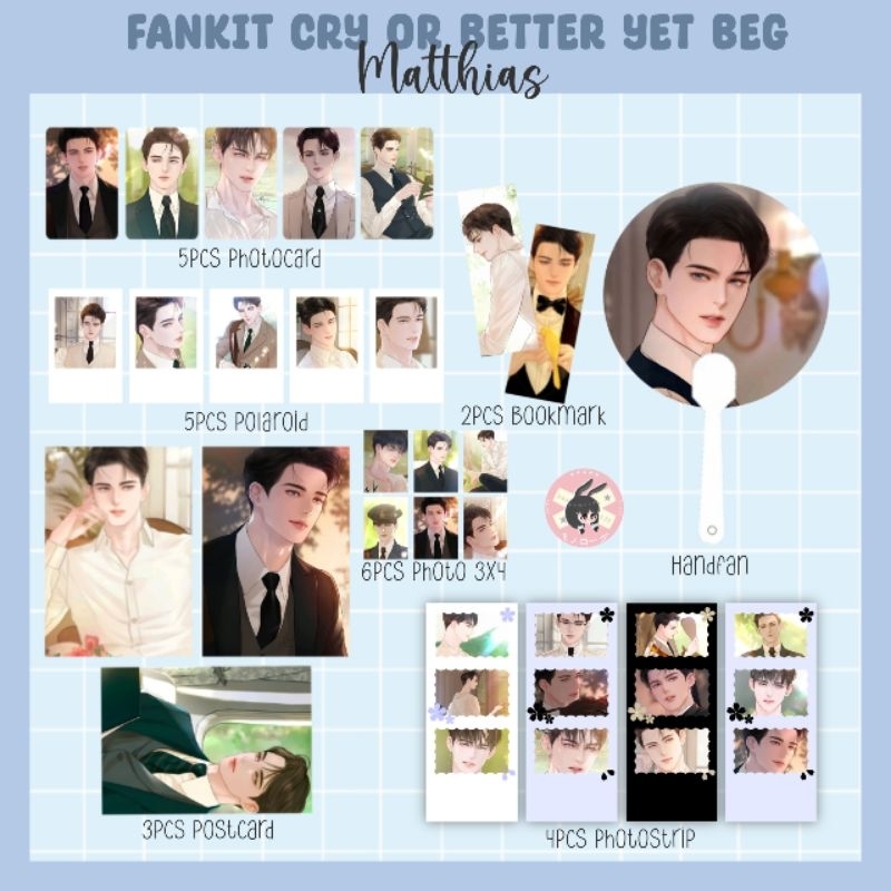 Fankit webtoon Cry Or Better Yet Beg